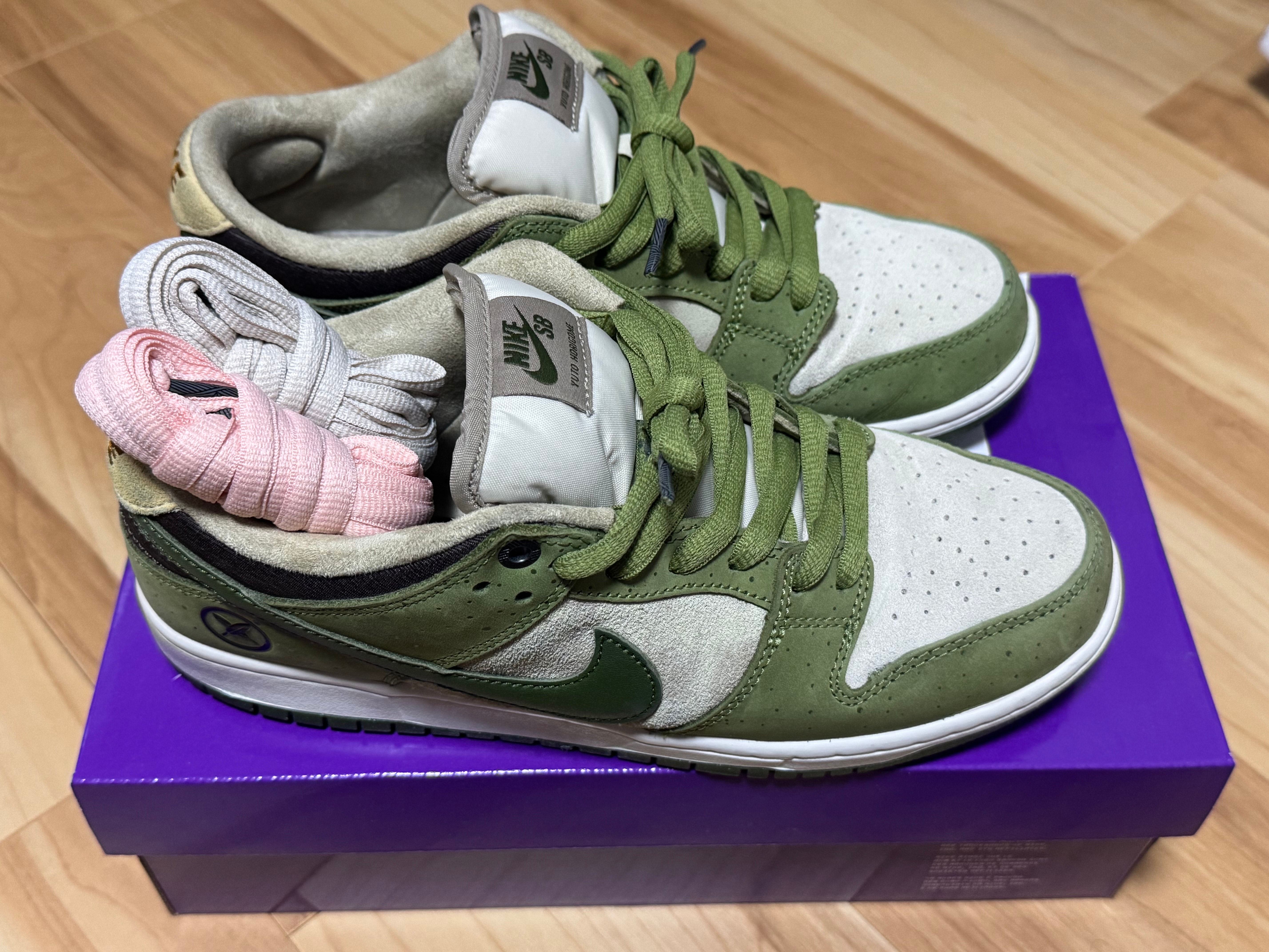 堀米雄斗 (ホリゴメユウト) × ナイキ SB ダンク ロー "抹茶"