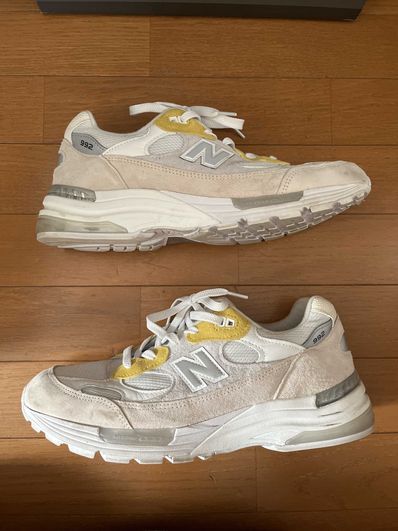 Paperboy × New Balance 992 "Fried Egg"