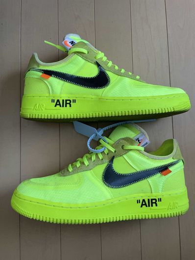 Off-White × Nike Air Force 1 Low "Volt"