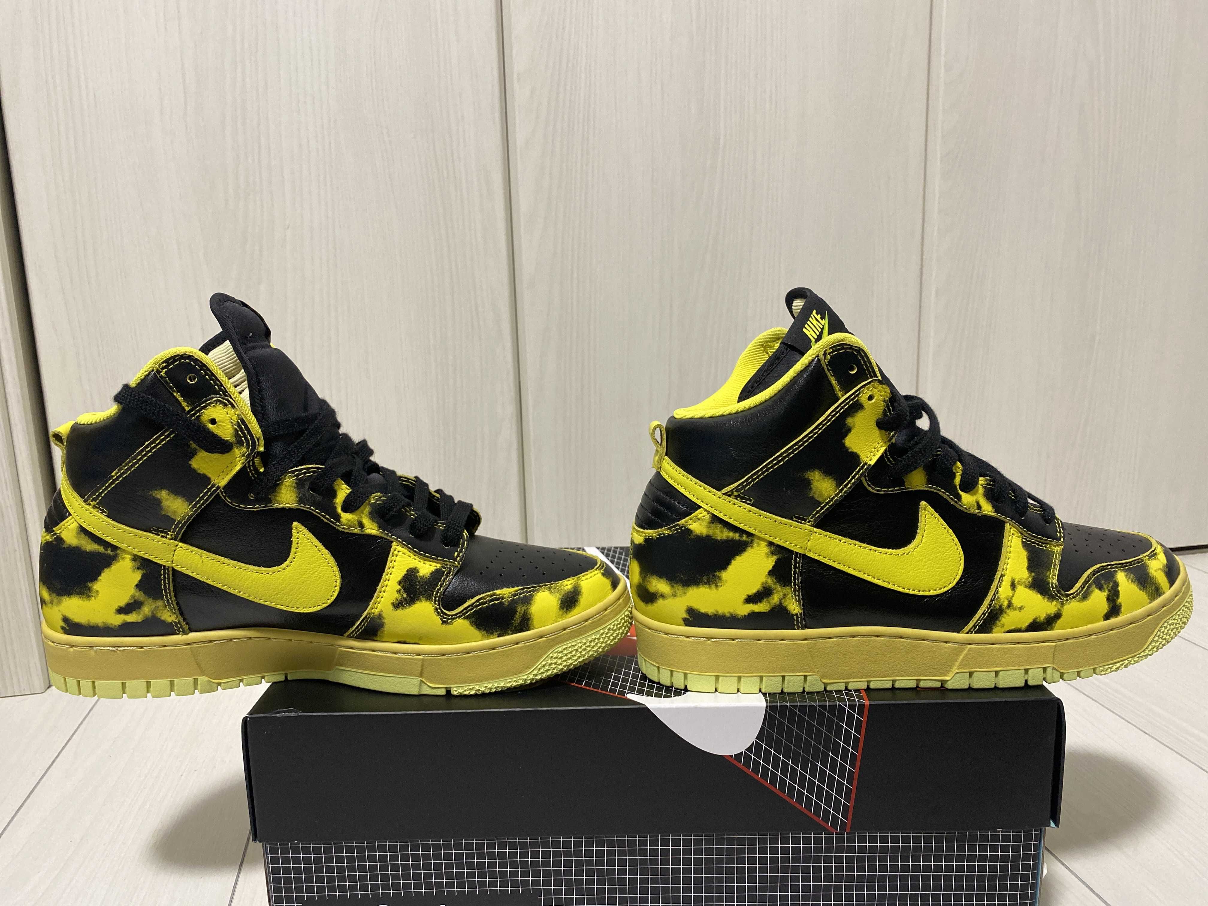 Nike Dunk High 1985 SP "Yellow Acid Wash"