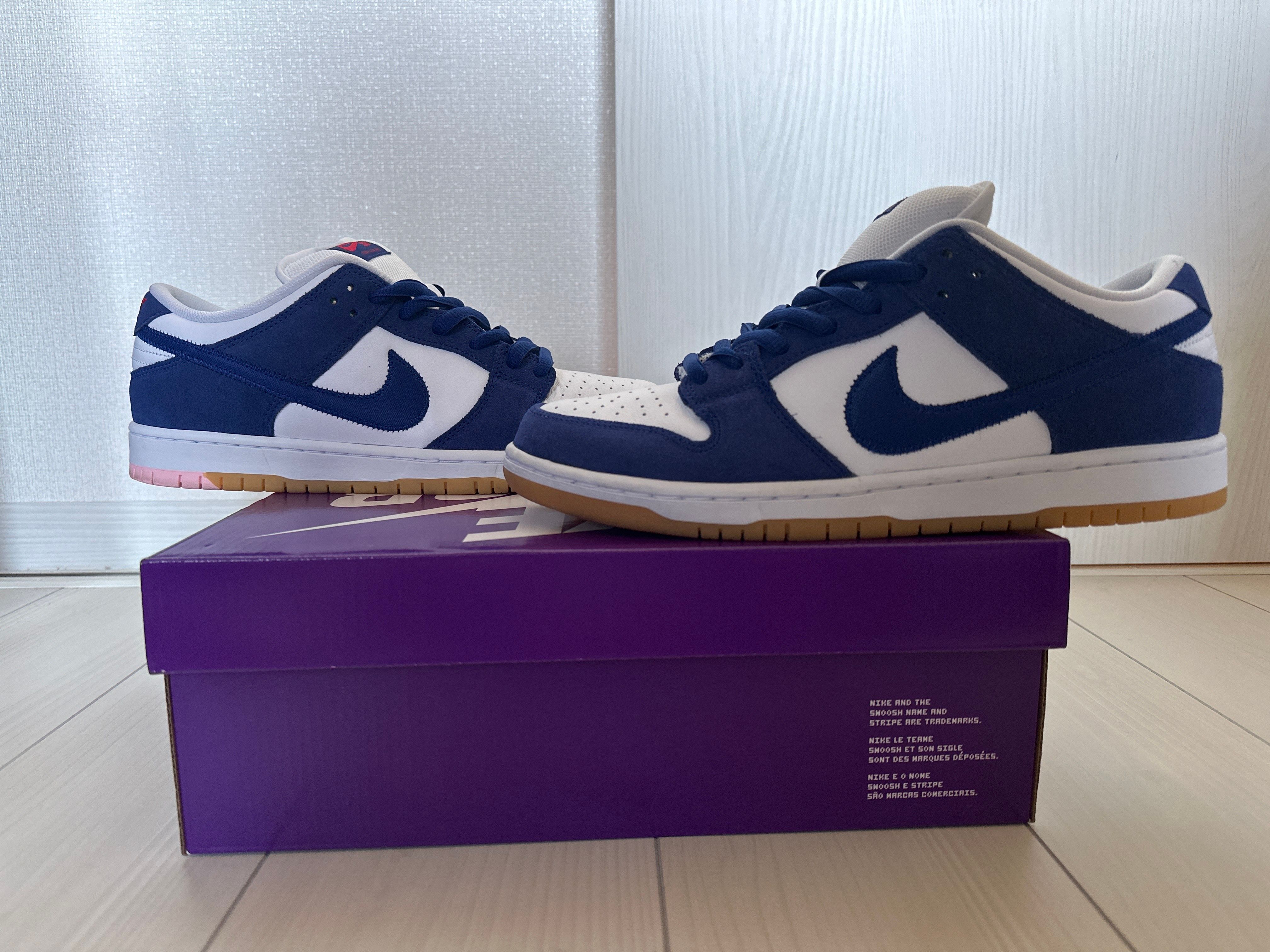 Nike SB Dunk Low "Los Angeles Dodgers/Deep Royal Blue"