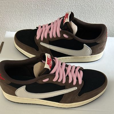 Travis Scott × Nike Air Jordan 1 Low OG SP-T "Black/Dark Mocha"