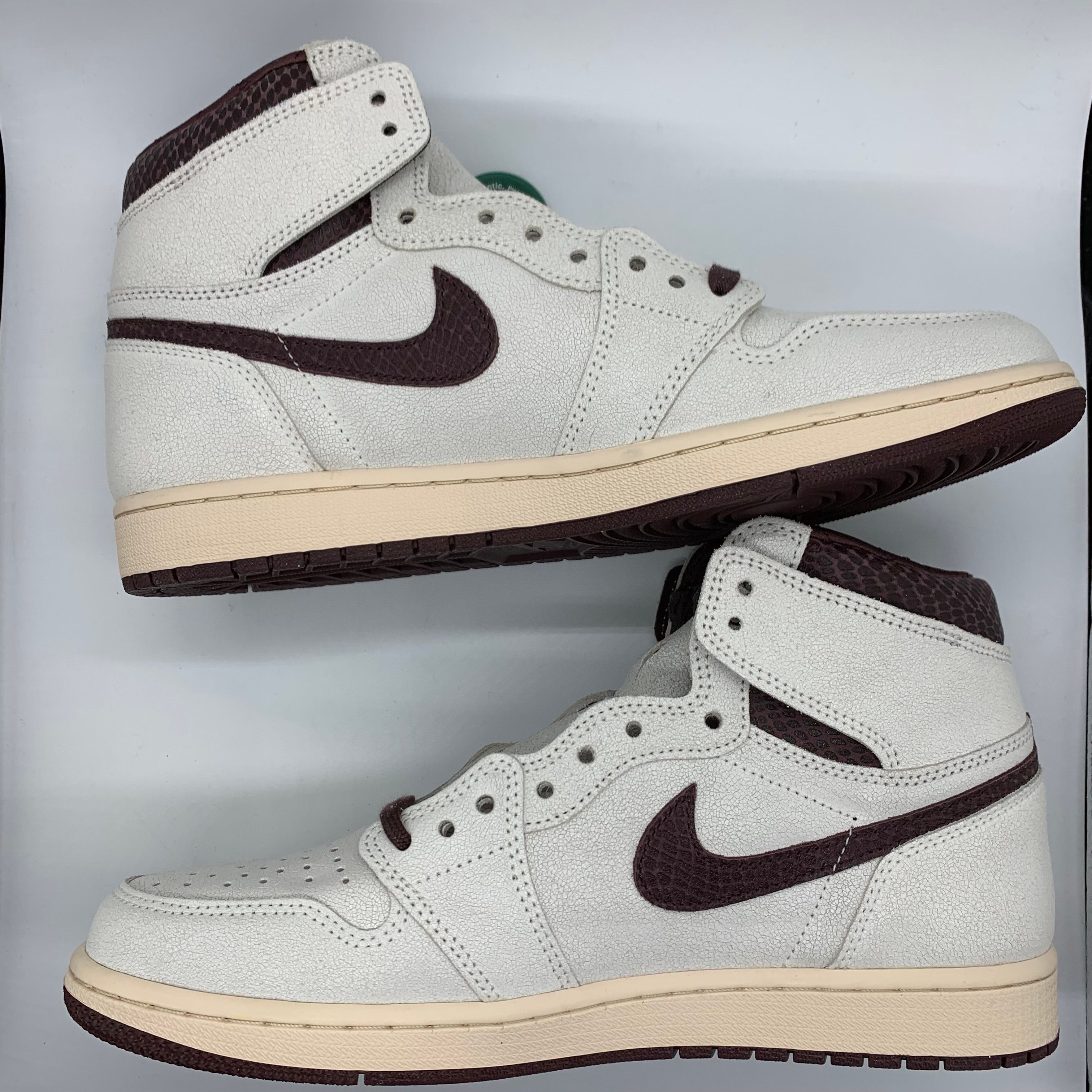 A Ma Maniere × Nike Air Jordan 1 Retro High OG "Sail and Burgundy"