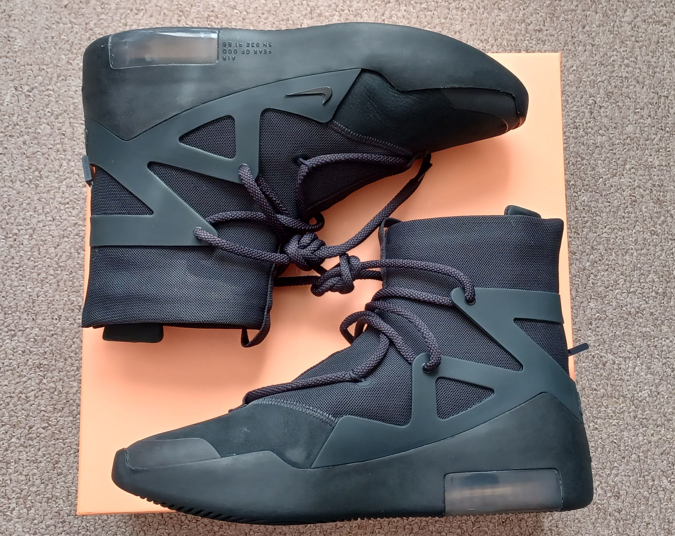 Fear Of God × Nike Air 1 "Triple Black"