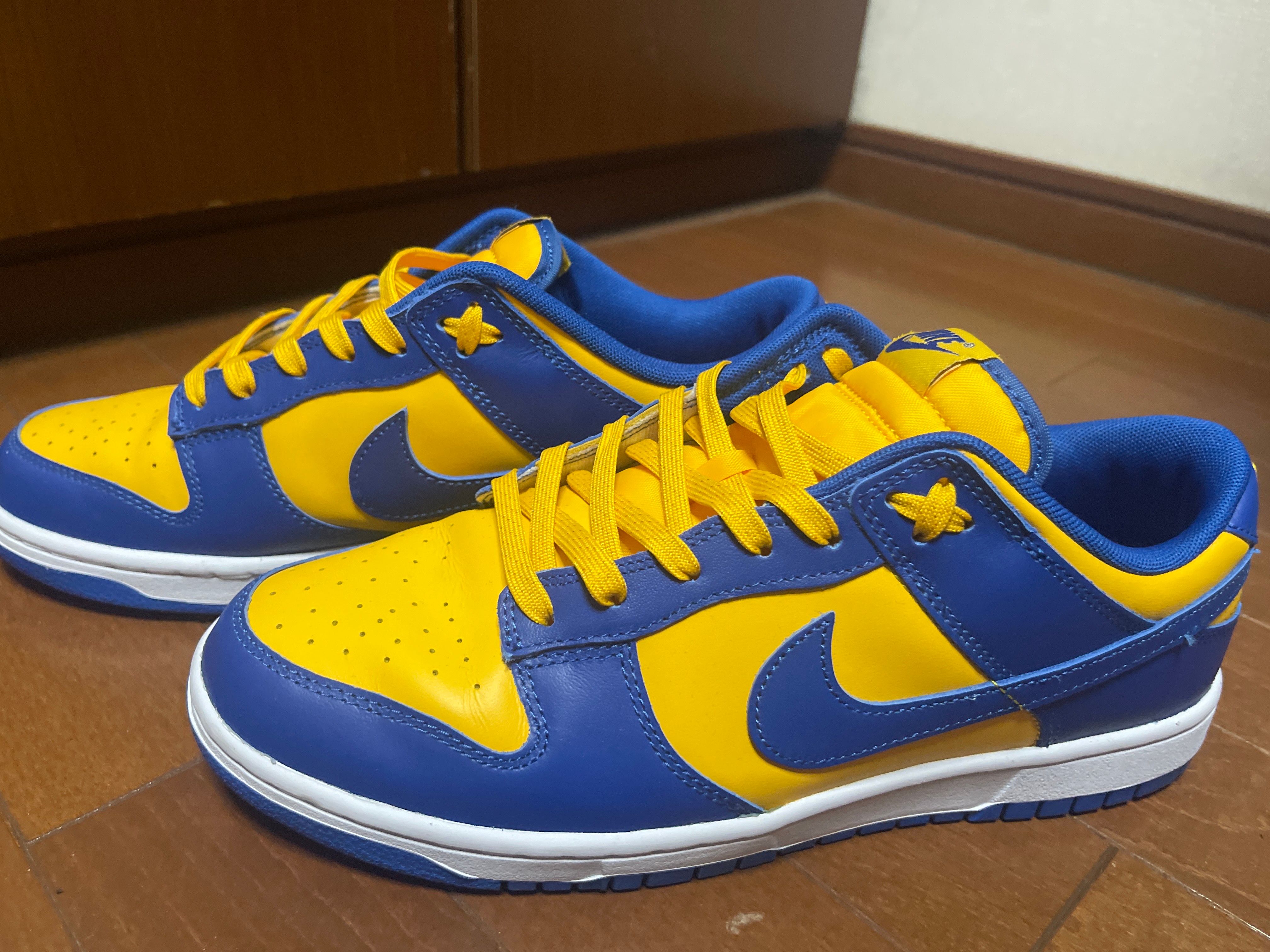 Nike Dunk Low "Blue Jay and University Gold"