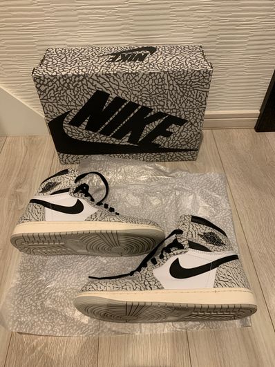 Nike Air Jordan 1 High OG "White Cement/Safari"