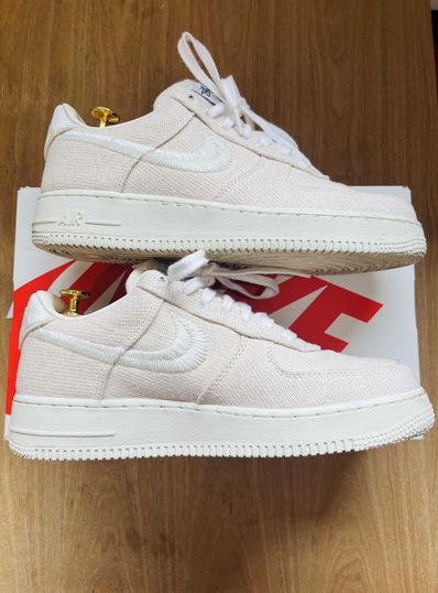 Stussy × Nike Air Force 1 Low "Fossil Stone"