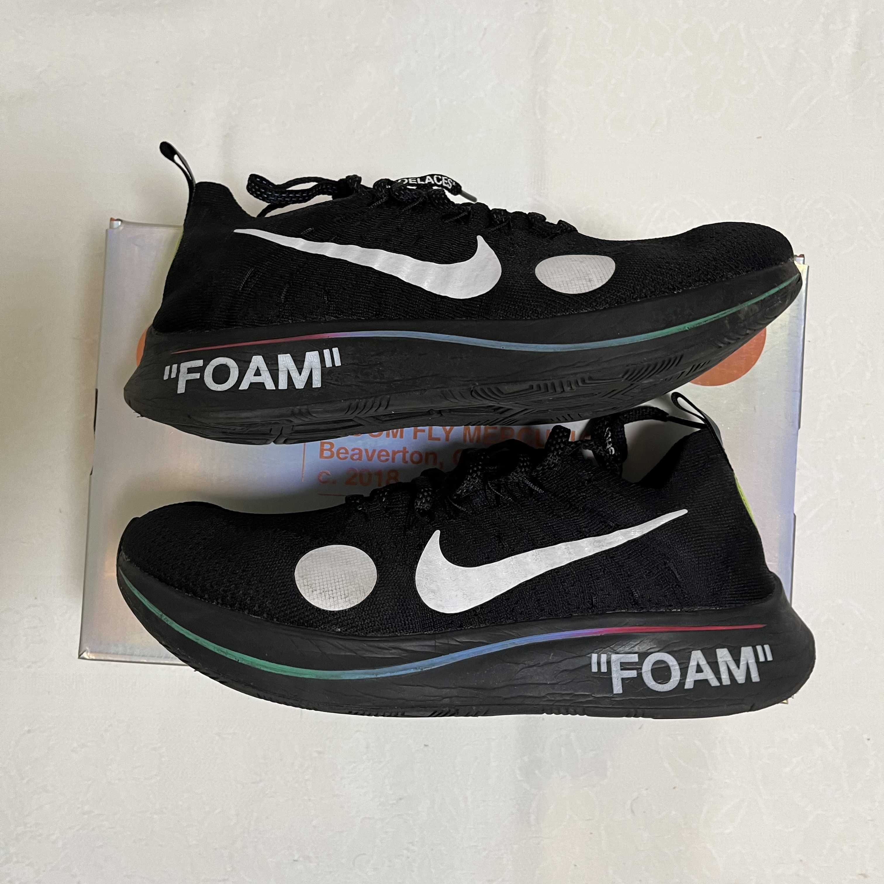 Off-White × Nike Zoom Fly Mercurial Flyknit "Black/White/Volt"