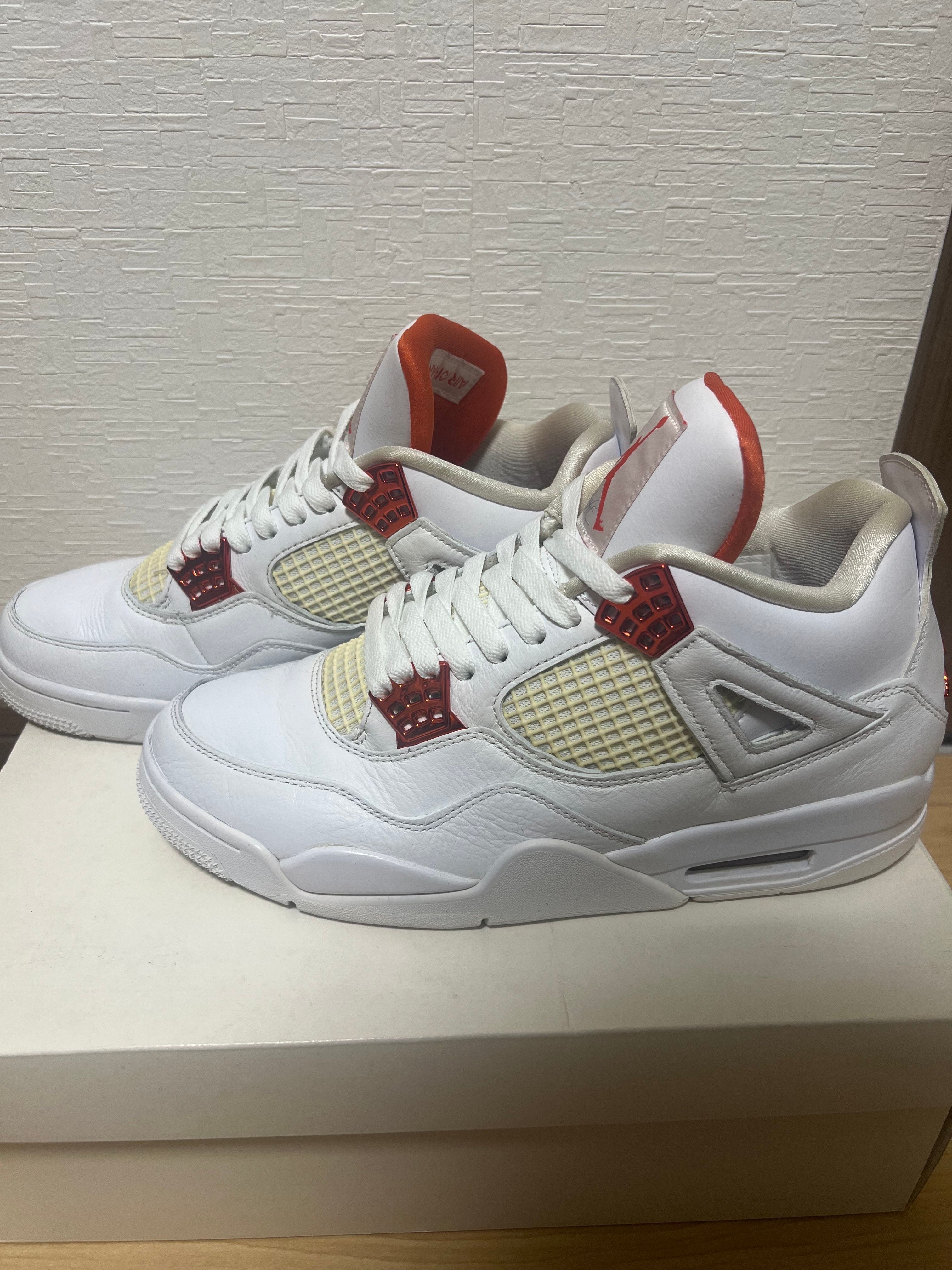 Nike Air Jordan 4 Retro "White/Team Orange"