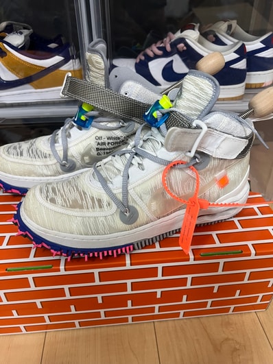 Off-White × Nike Air Force 1 Mid "White"