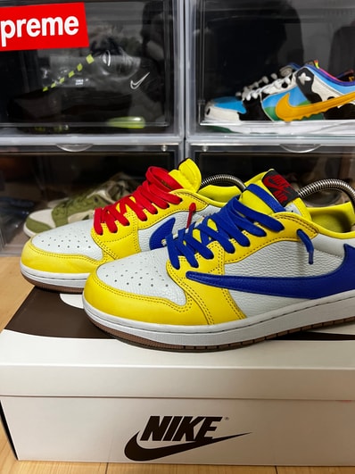 Travis Scott × Nike Women's Air Jordan 1 Retro Low OG "Canary"