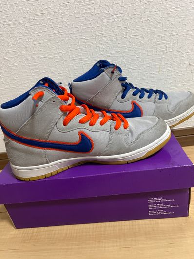 Nike SB Dunk High "Rush Blue and Team Orange/New York Mets"
