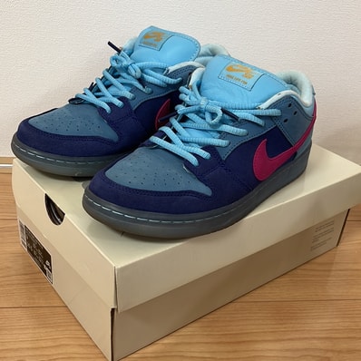 Run The Jewels × Nike SB Dunk Low "Deep Royal Blue and Active Pink"