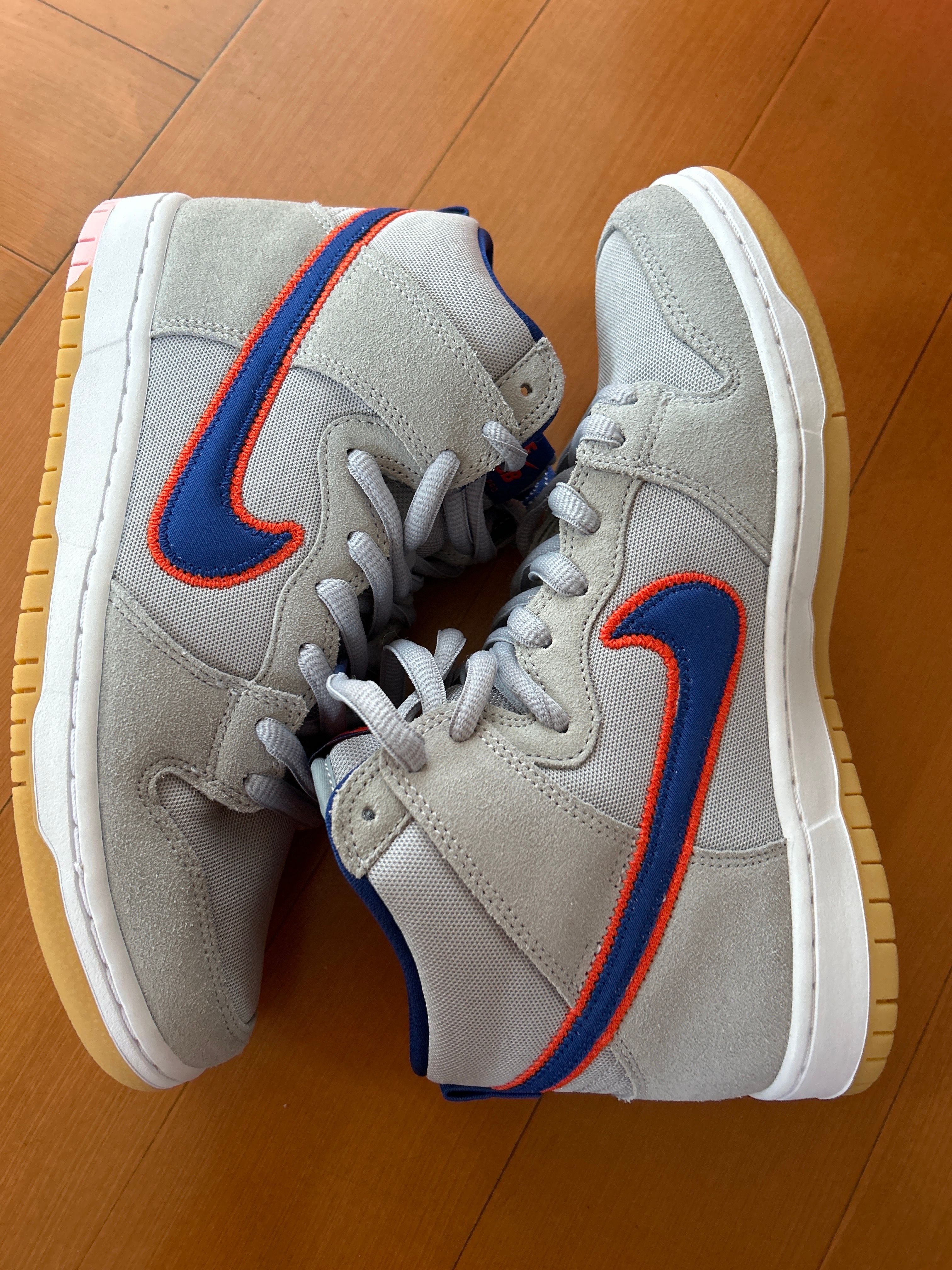 Nike SB Dunk High "Rush Blue and Team Orange/New York Mets"
