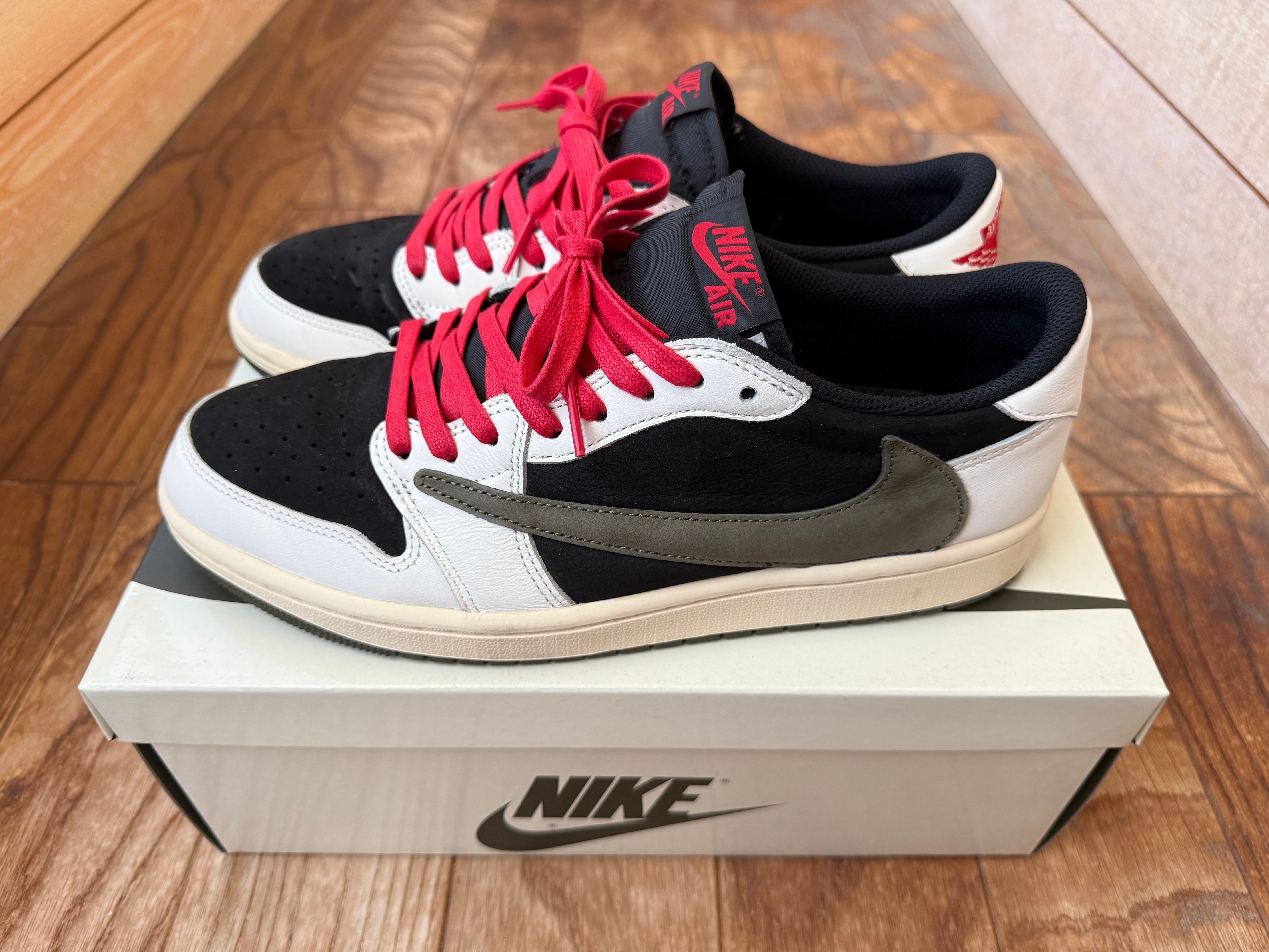 Travis Scott × Nike Women's Air Jordan 1 Low OG "Medium Olive"