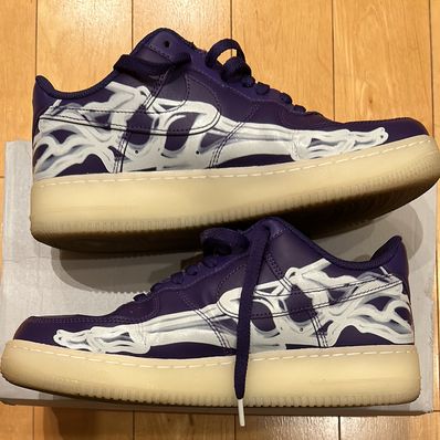 Nike Air Force 1 "Purple Skeleton"