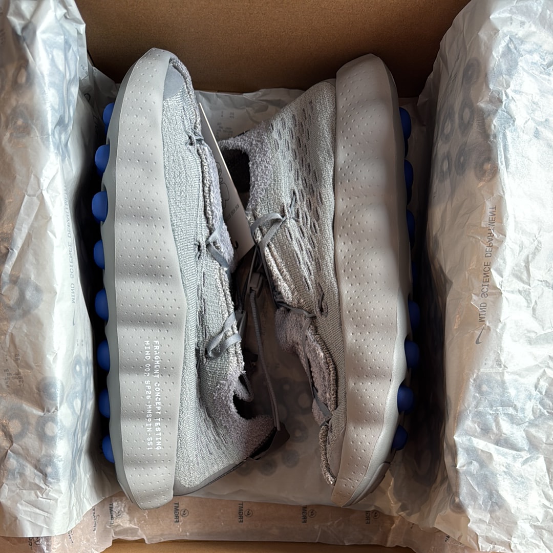 fragment design × Nike Mind 002 Flyknit "Particle Grey"