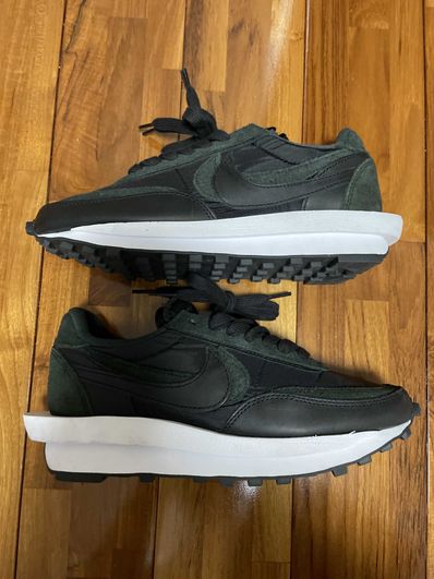 sacai × Nike LDV Waffle "Triple Black"