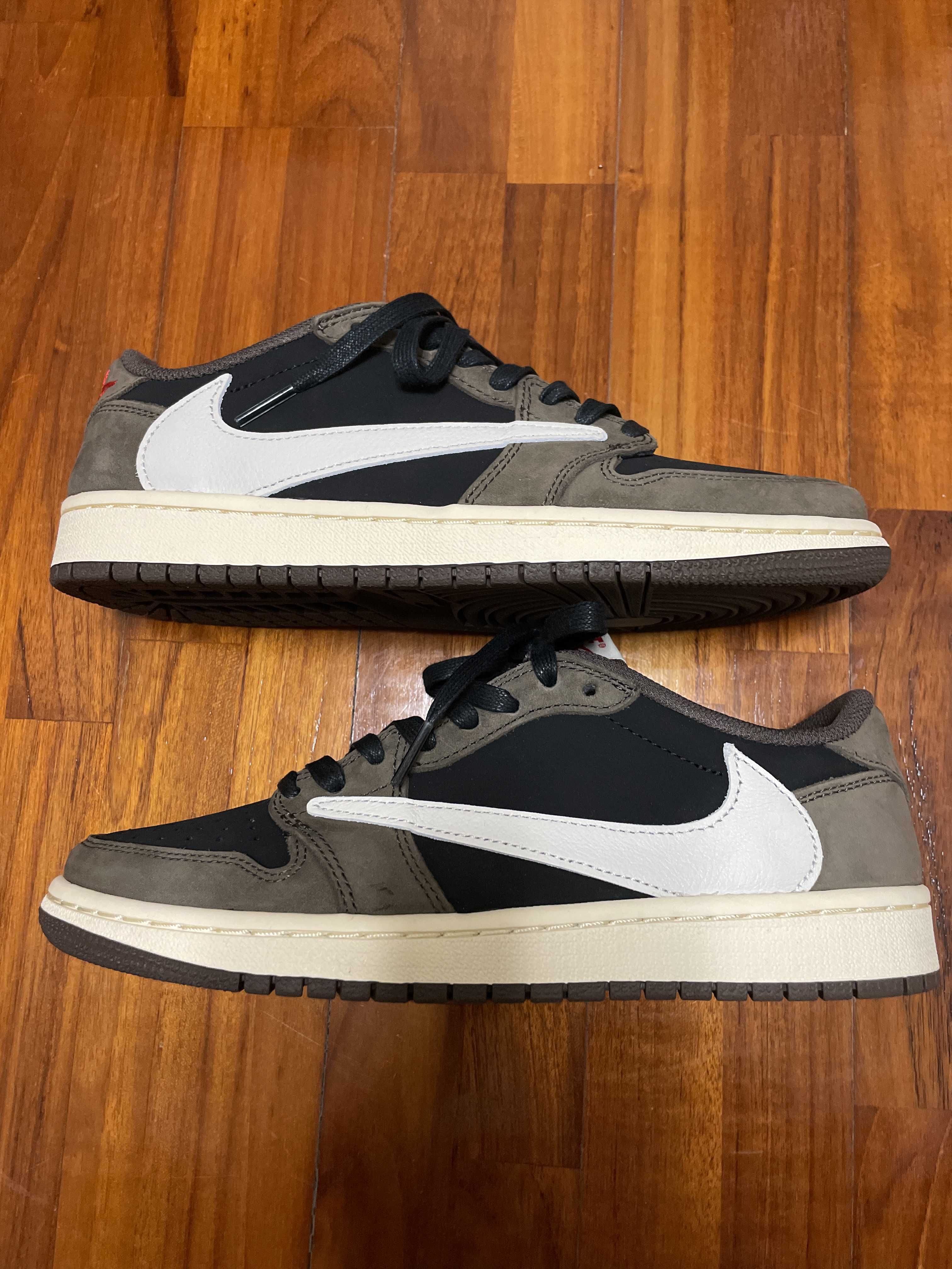Travis Scott × Nike Air Jordan 1 Low OG SP-T  "Black/Dark Mocha"