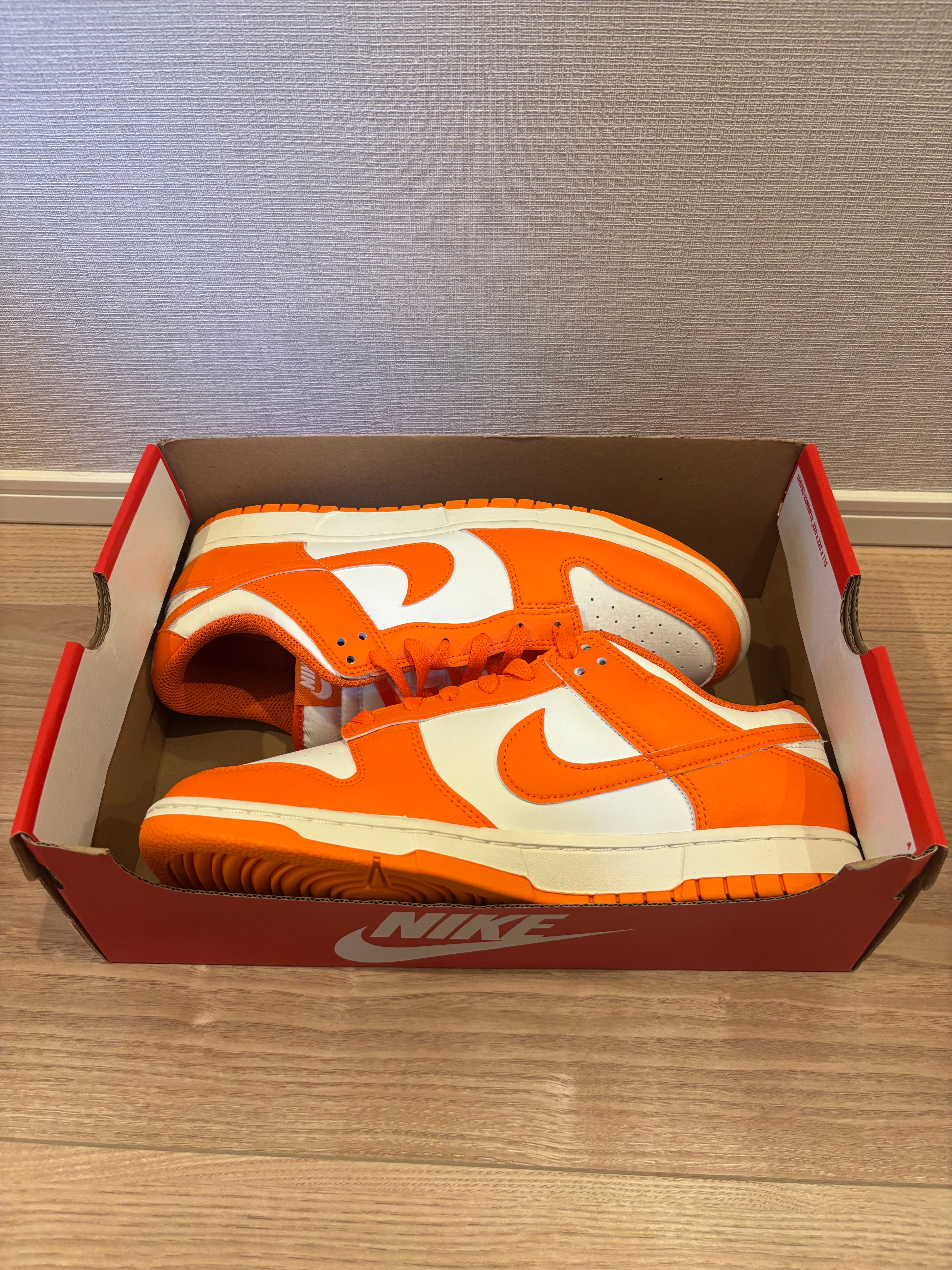 Nike Dunk Low Retro "Syracuse/Pale Ivory/Safety Orange"