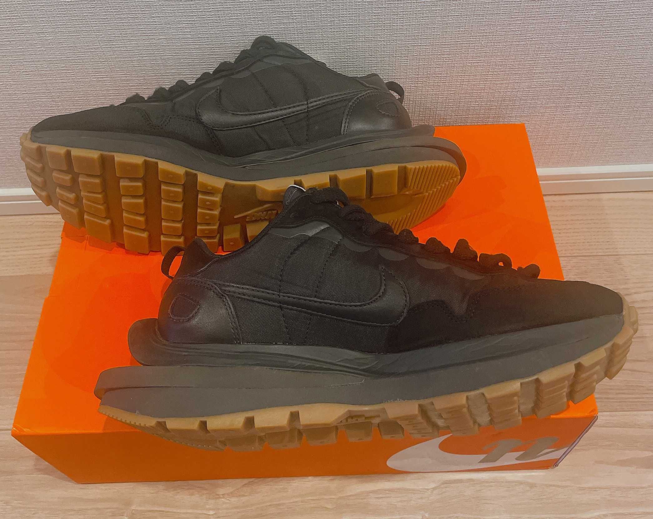 sacai × Nike VaporWaffle "Black Gum"