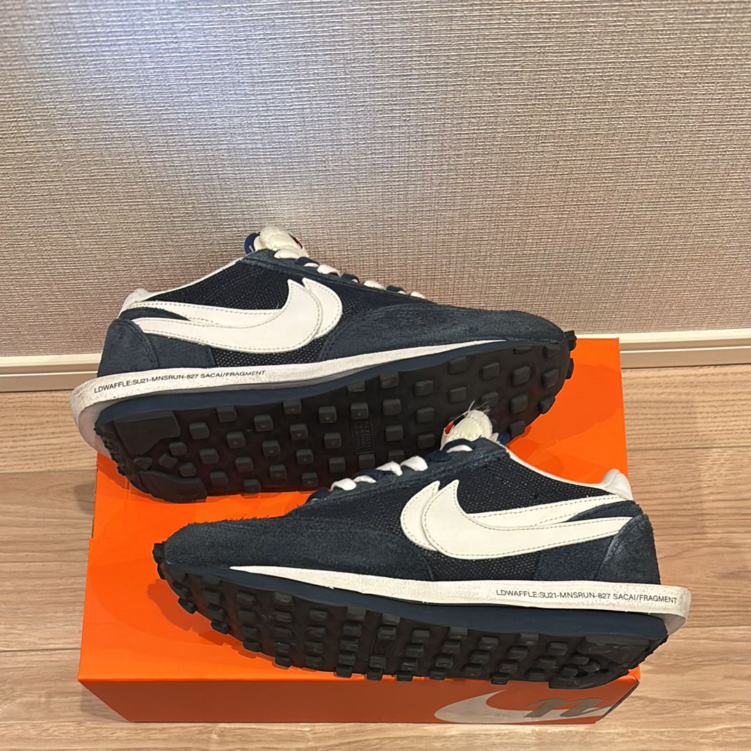 Fragment × sacai × Nike LD Waffle "Blackended Blue"