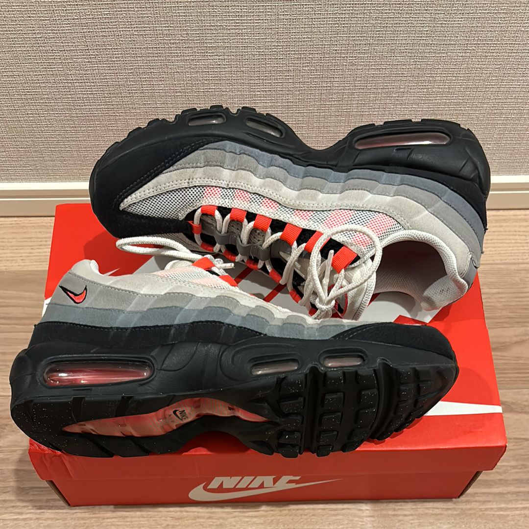 Nike Air Max 95 "White/Solar Red"