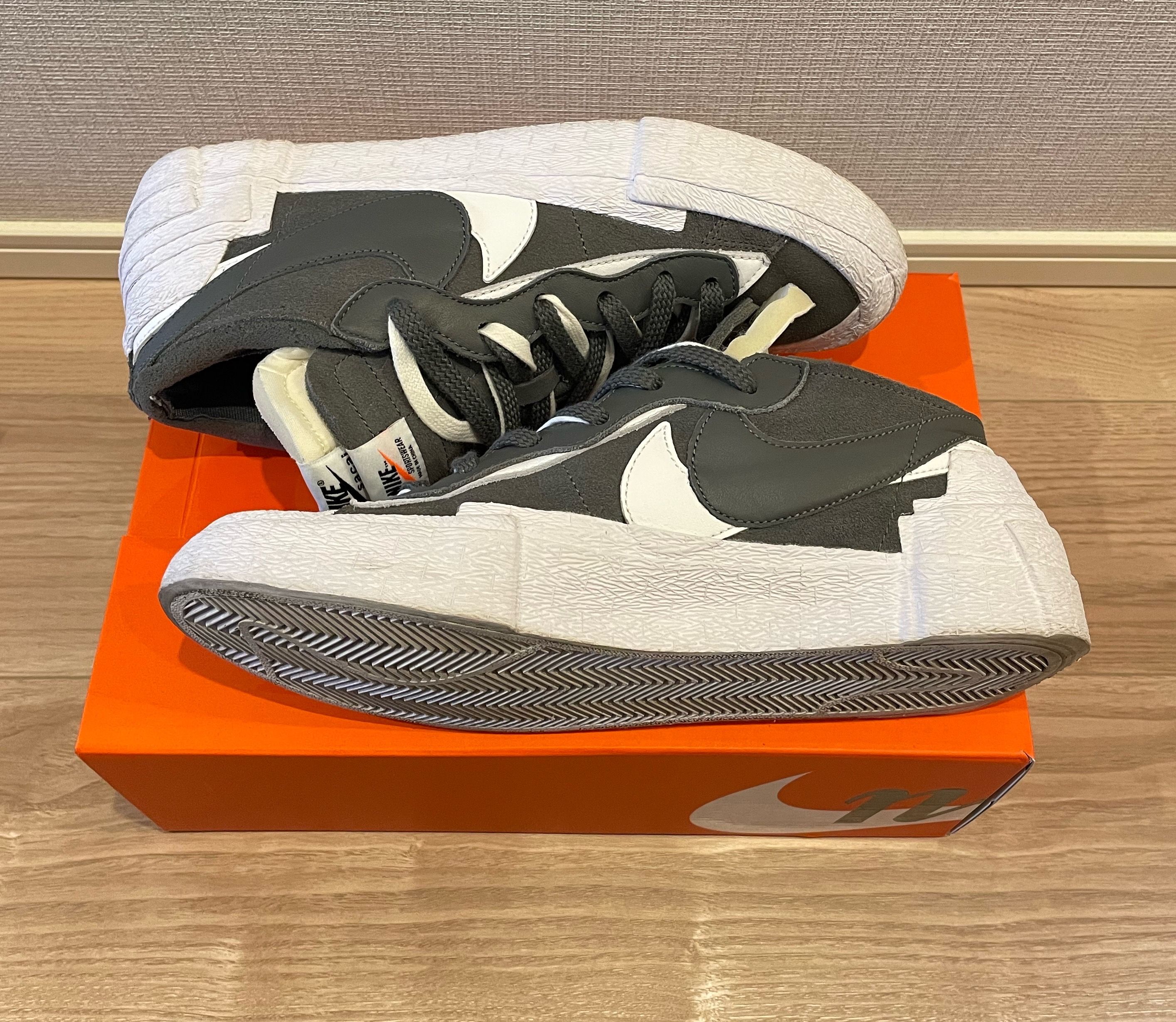 Sacai × Nike Blazer Low "Iron Grey"