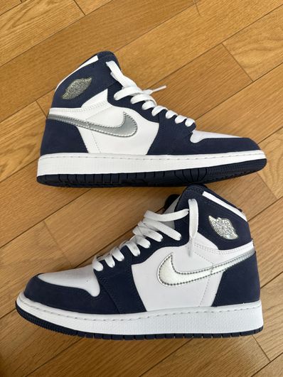 Nike GS Air Jordan 1 High OG CO.JP "Midnight Navy" (2020)(ブリーフケースなし)