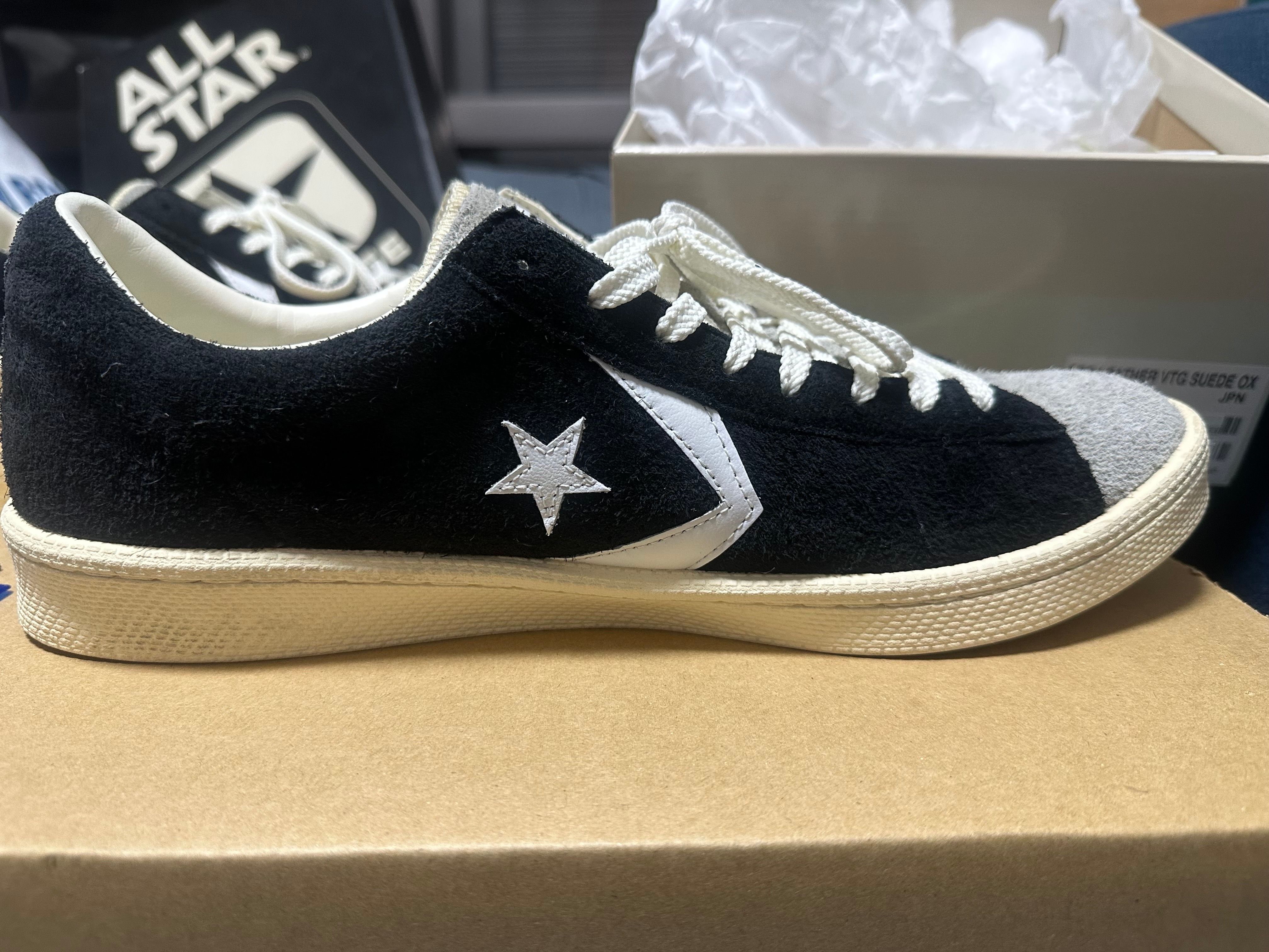 ソーマ × コンバース プロ レザー ヴィンテージ スウェード OX