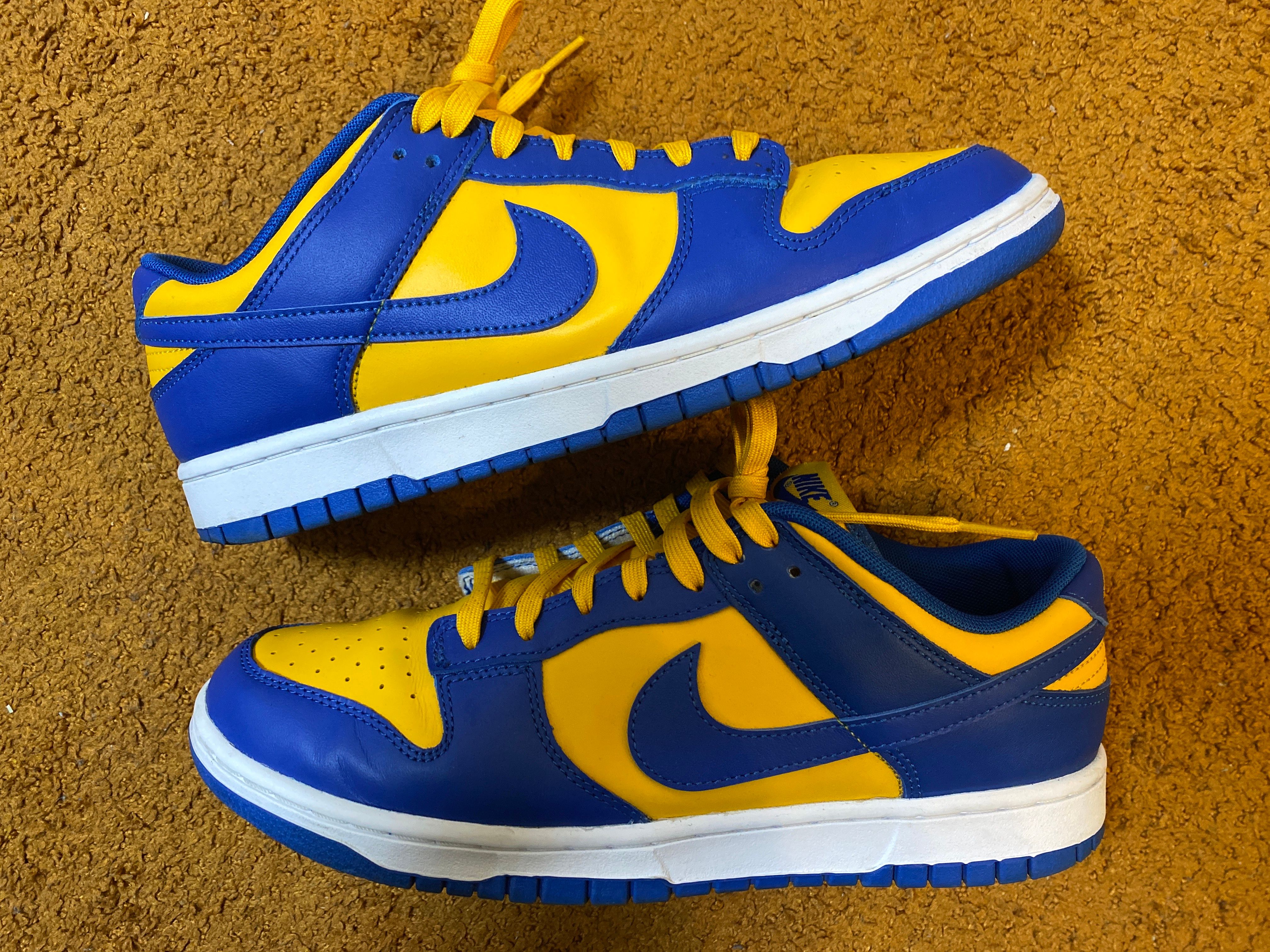 Nike Dunk Low "Blue Jay and University Gold"