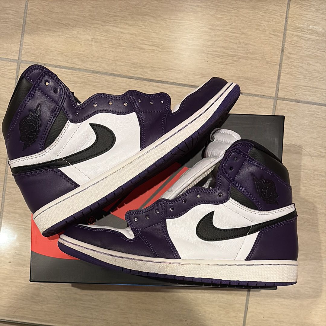 Nike Air Jordan 1 Retro High OG "Court Purple White/Black" (2020)