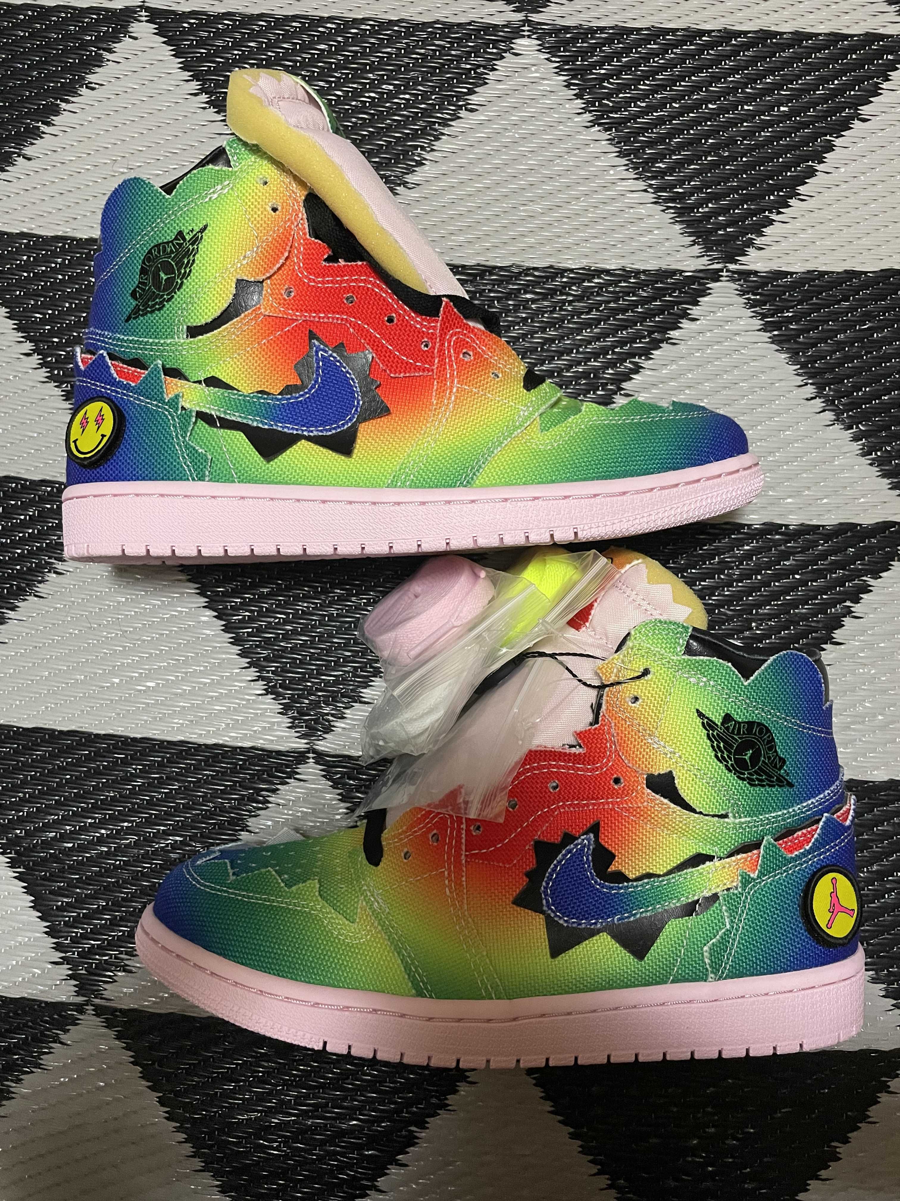 J Balvin × Nike Air Jordan 1 High OG "Rainbow"