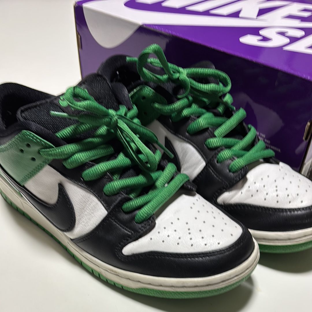 Nike SB Dunk Low Pro "Black and Classic Green"