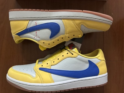 Travis Scott × Nike Women's Air Jordan 1 Retro Low OG "Canary"