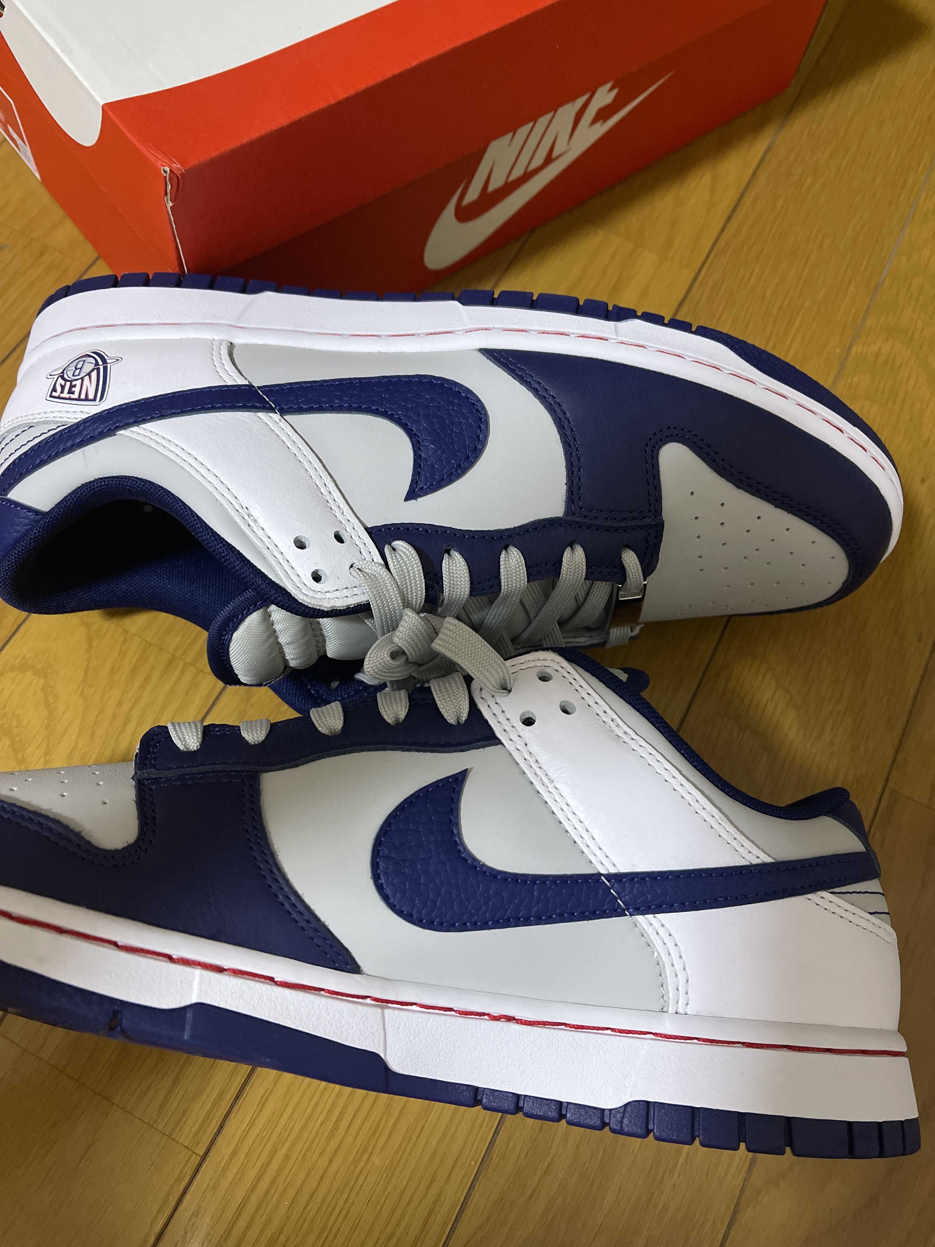 NBA × Nike Dunk Low EMB 75th Anniversary "Nets"