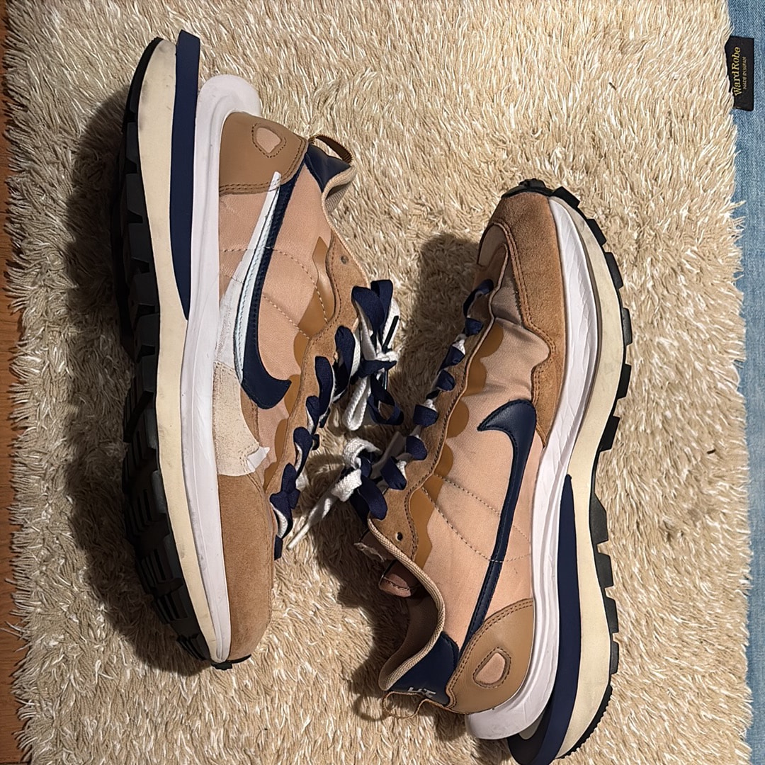 sacai × Nike Vapor Waffle "Sesame and Blue Void"