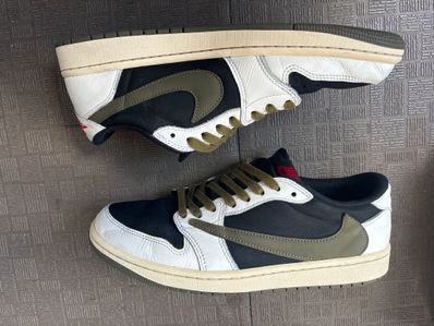 Travis Scott × Nike Women's Air Jordan 1 Low OG "Medium Olive"