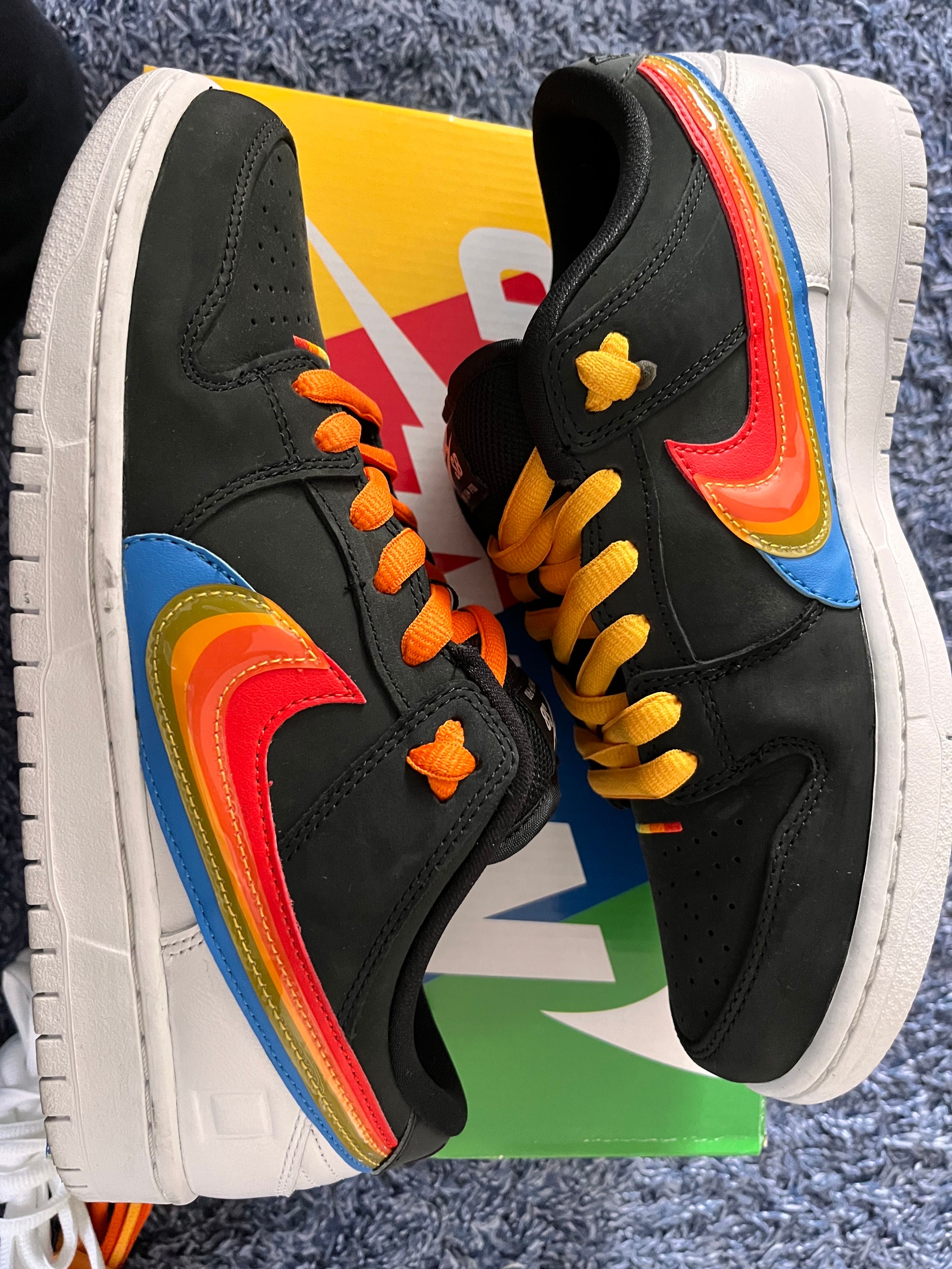 Polaroid × Nike SB Dunk Low Pro QS "Black/White"