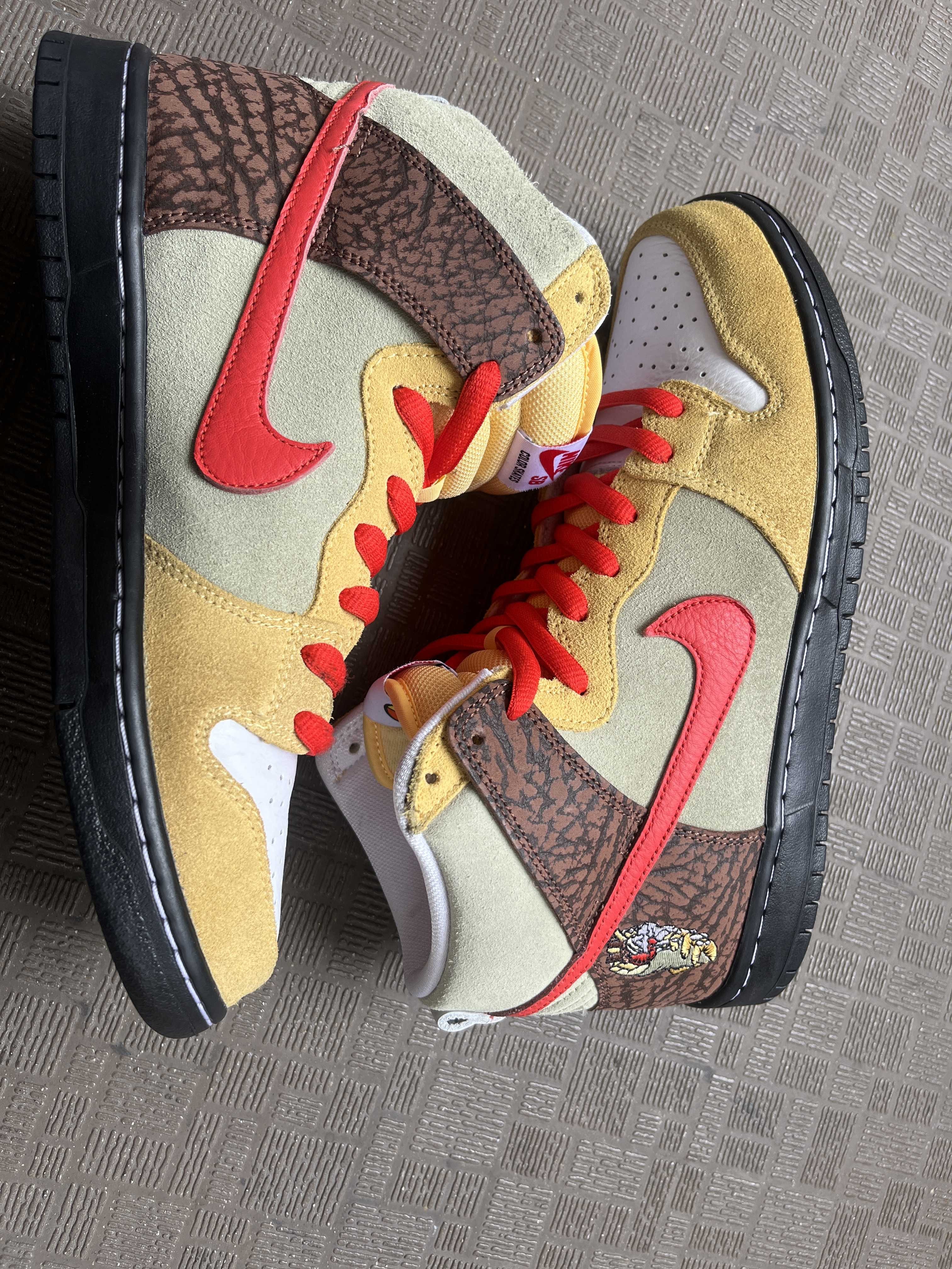 Color Skates x Nike SB Dunk High "Kebab And Destroy"