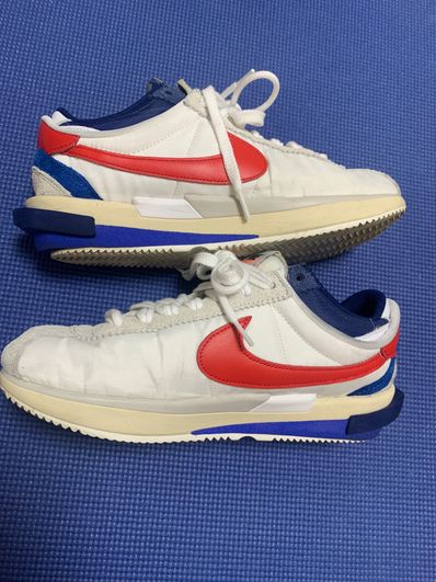 sacai × Nike Zoom Cortez "White and University Red"