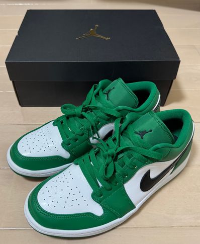 NIKE AIR JORDAN 1 LOW "PINE GREEN/WHITE"