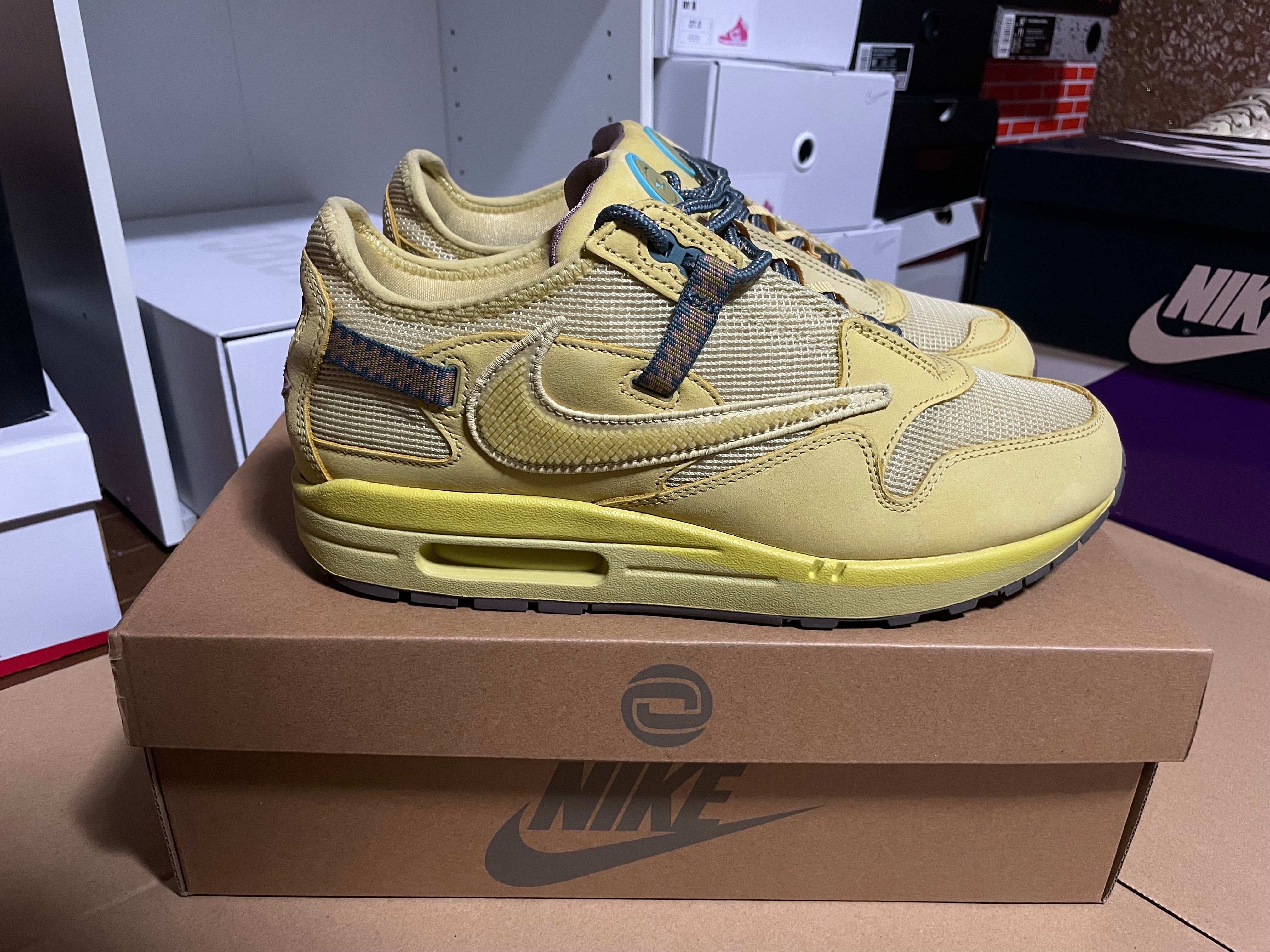 Travis Scott × Nike Air Max 1 "CACT.US Gold"