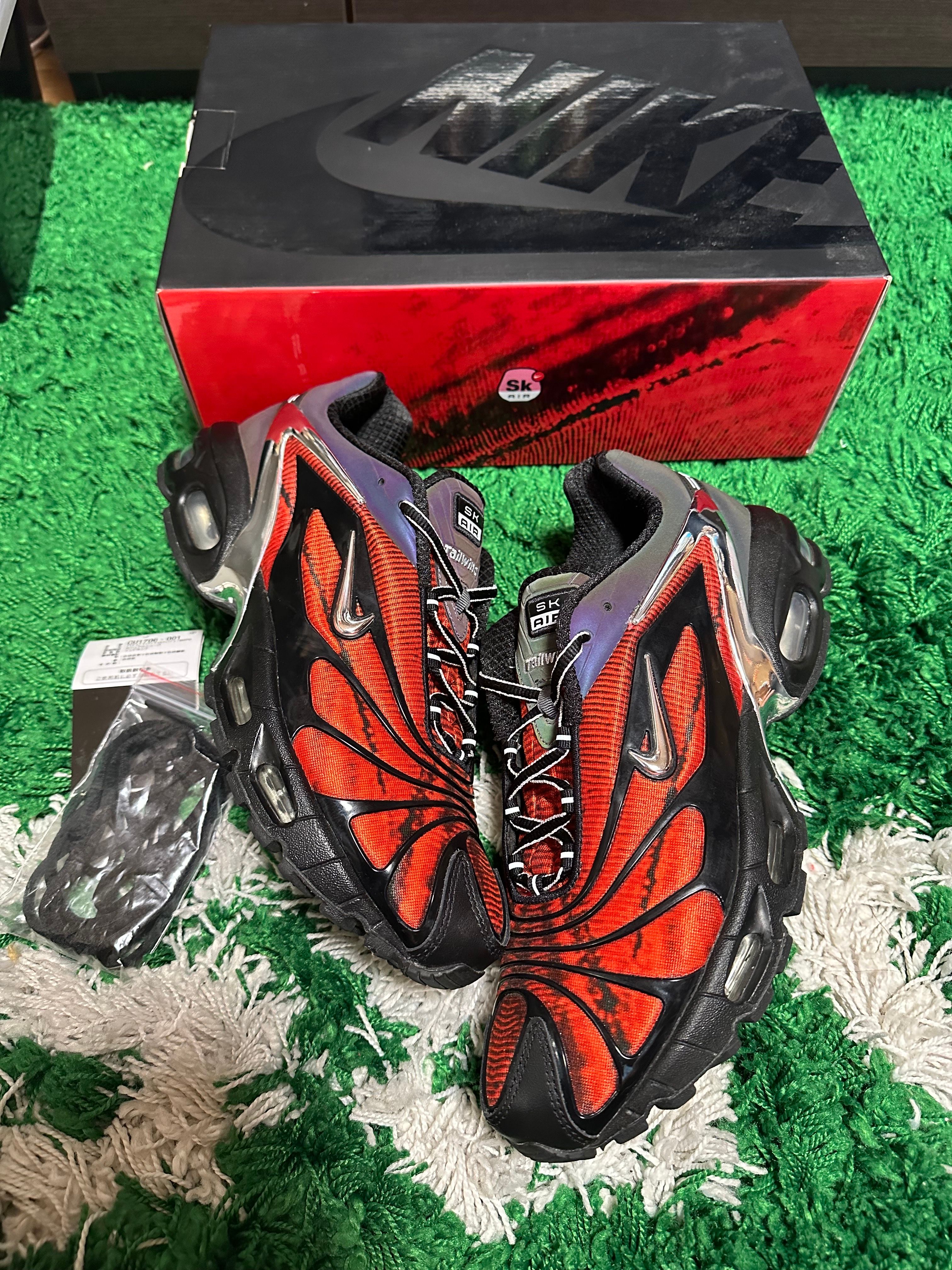 SKEPTA × NIKE AIR MAX TAILWIND V "BLACK/CHROME RED"