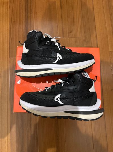 Jean-Paul Gaultier × sacai × Nike Vapor Waffle "Black/Black-White"