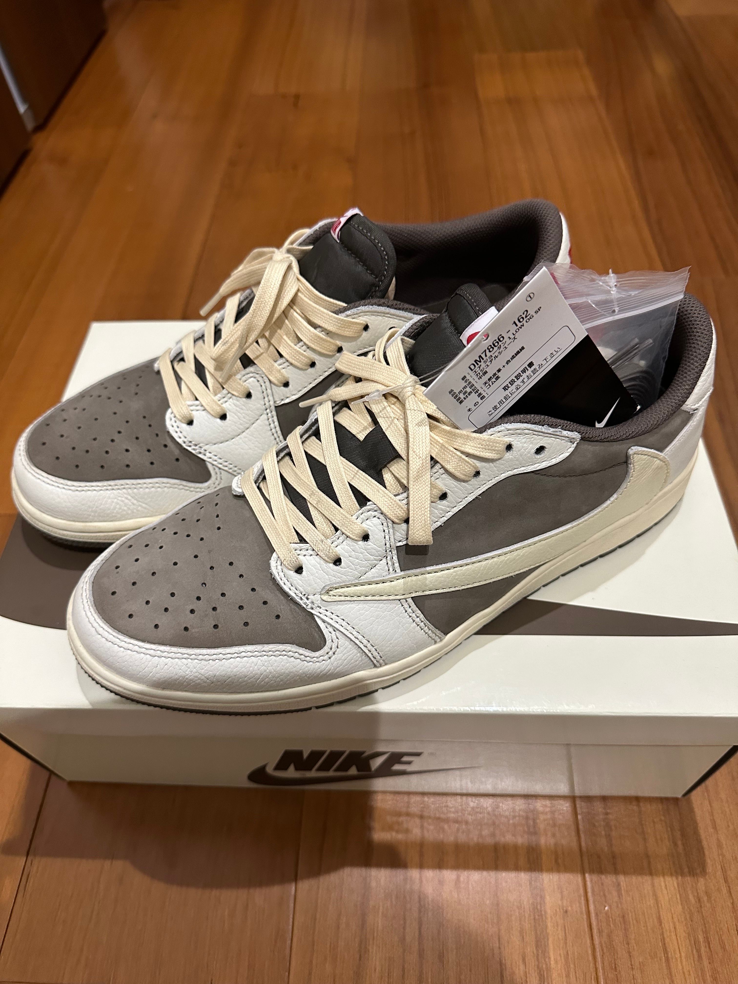Travis Scott × Nike Air Jordan 1 Low OG SP "Reverse Mocha/Sail and Ridgerock"