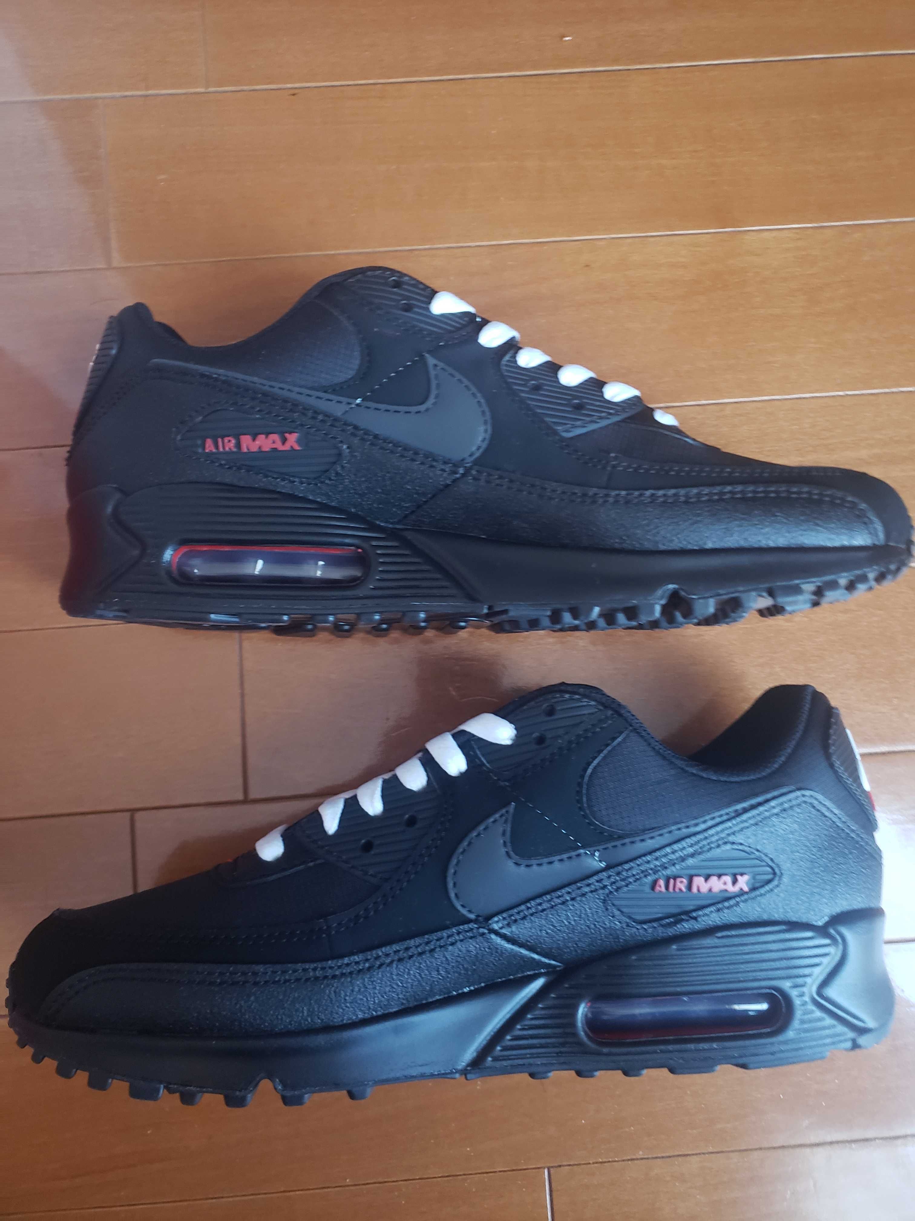 Nike Air Max 90 "Black/Sports Red/White"
