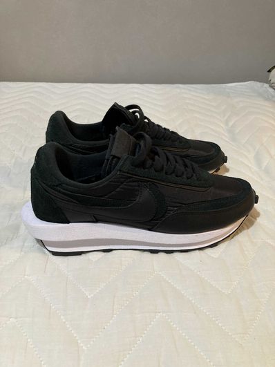 sacai × Nike LDV Waffle "Triple Black"