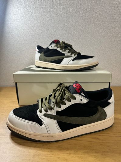 Travis Scott × Nike Women's Air Jordan 1 Low OG "Medium Olive"
