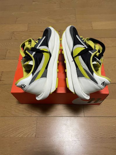 UNDERCOVER × sacai × Nike LD Waffle "Black/Sail-Dark Grey-Bright Citron"